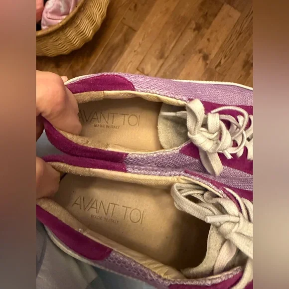 AVANT TOI purple Sneakers Size 40 Great condition smoke and pet free home - Picture 7 of 7